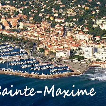 Studio Bord De Mer, Terrasse Vue Mer, Piscine Appartement Sainte-Maxime